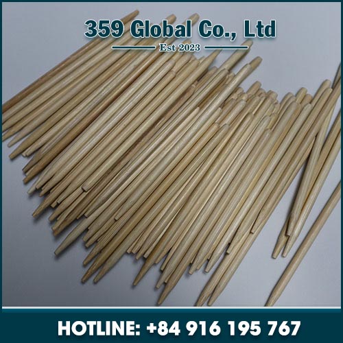 Bamboo flag skewer for BBQ grill	